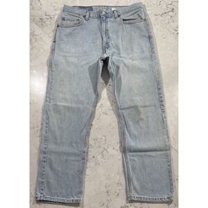 VTG Y2K Levi's 505 Jeans Mens 34x29 Blue Light Wash Regular Fit Straight Leg